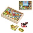 Magnetic Wooden Animals